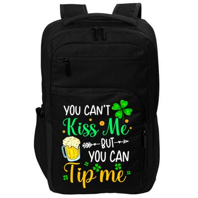 St Patrick's Day Lucky Shamrock Waitress Bartender Waiter Impact Tech Backpack