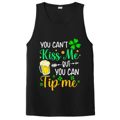 St Patrick's Day Lucky Shamrock Waitress Bartender Waiter PosiCharge Competitor Tank