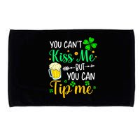 St Patrick's Day Lucky Shamrock Waitress Bartender Waiter Microfiber Hand Towel