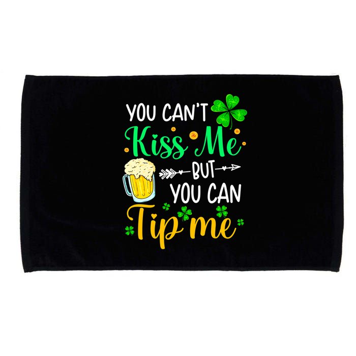 St Patrick's Day Lucky Shamrock Waitress Bartender Waiter Microfiber Hand Towel