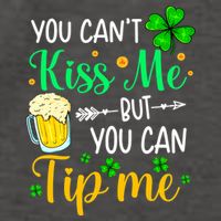 St Patrick's Day Lucky Shamrock Waitress Bartender Waiter Vector Backpack