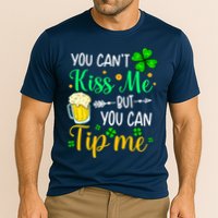 St Patrick's Day Lucky Shamrock Waitress Bartender Waiter Performance Shirt