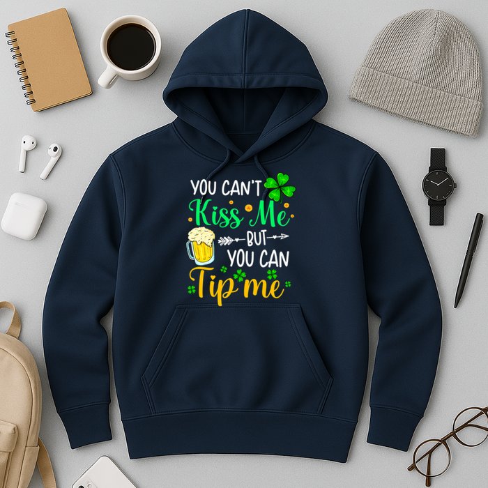 St Patrick's Day Lucky Shamrock Waitress Bartender Waiter Hoodie