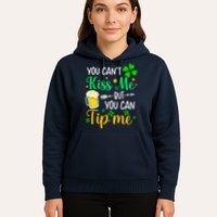 St Patrick's Day Lucky Shamrock Waitress Bartender Waiter Hoodie