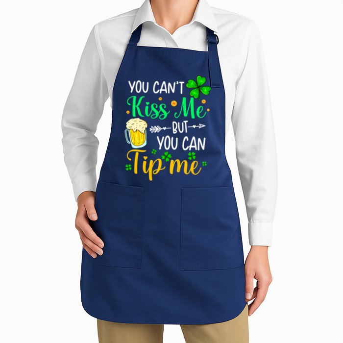 St Patrick's Day Lucky Shamrock Waitress Bartender Waiter Apron