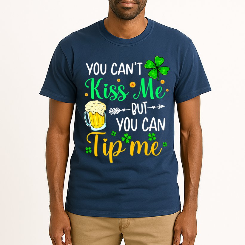St Patrick's Day Lucky Shamrock Waitress Bartender Waiter Tall T-Shirt