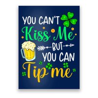 St Patrick's Day Lucky Shamrock Waitress Bartender Waiter Poster