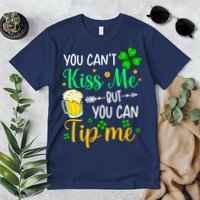 St Patrick's Day Lucky Shamrock Waitress Bartender Waiter Premium T-Shirt