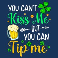 St Patrick's Day Lucky Shamrock Waitress Bartender Waiter Premium T-Shirt