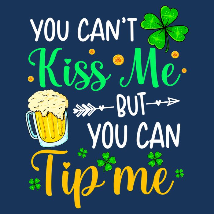 St Patrick's Day Lucky Shamrock Waitress Bartender Waiter Premium T-Shirt
