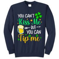 St Patrick's Day Lucky Shamrock Waitress Bartender Waiter Tall Sweatshirt