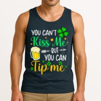 St Patrick's Day Lucky Shamrock Waitress Bartender Waiter Tank Top