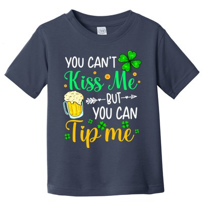 St Patrick's Day Lucky Shamrock Waitress Bartender Waiter Toddler T-Shirt