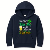 St Patrick's Day Lucky Shamrock Waitress Bartender Waiter Kids Hoodie