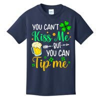 St Patrick's Day Lucky Shamrock Waitress Bartender Waiter Kids T-Shirt