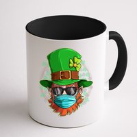 St Patricks Day Quarantined Masked Leprechaun Mug