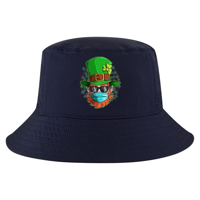 St Patricks Day Quarantined Masked Leprechaun Cool Comfort Performance Bucket Hat