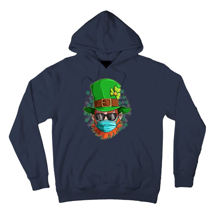 St Patricks Day Quarantined Masked Leprechaun Hoodie