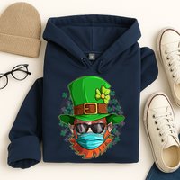 St Patricks Day Quarantined Masked Leprechaun Hoodie