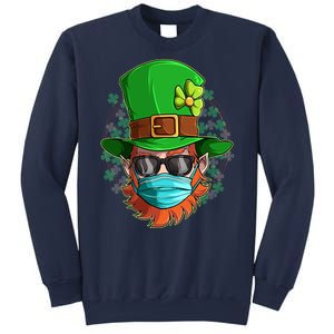 St Patricks Day Quarantined Masked Leprechaun Sweatshirt