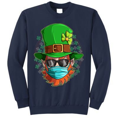 St Patricks Day Quarantined Masked Leprechaun Sweatshirt