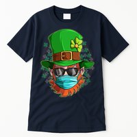 St Patricks Day Quarantined Masked Leprechaun Tall T-Shirt