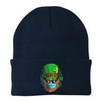 St Patricks Day Quarantined Masked Leprechaun Beanie