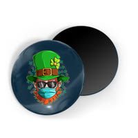 St Patricks Day Quarantined Masked Leprechaun Magnet