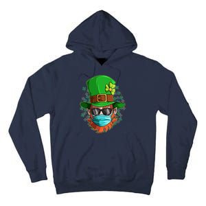 St Patricks Day Quarantined Masked Leprechaun Tall Hoodie