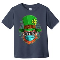 St Patricks Day Quarantined Masked Leprechaun Toddler T-Shirt