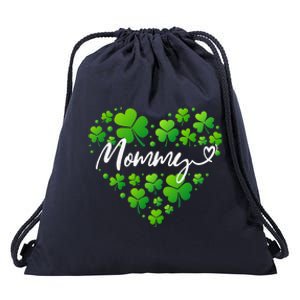 St Patricks Day Mommy For Women Grandma Mommy Gifts Drawstring Bag