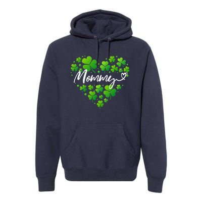 St Patricks Day Mommy For Women Grandma Mommy Gifts Premium Hoodie