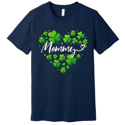 St Patricks Day Mommy For Women Grandma Mommy Gifts Premium T-Shirt