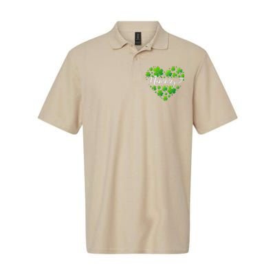 St Patricks Day Mommy For Women Grandma Mommy Gifts Softstyle Adult Sport Polo