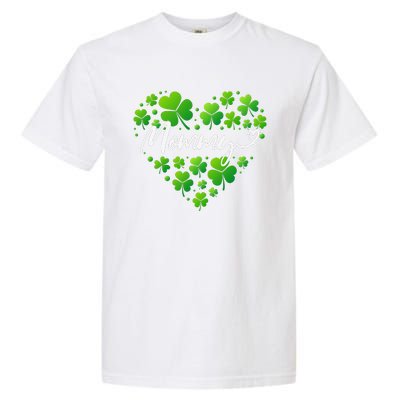 St Patricks Day Mommy For Women Grandma Mommy Gifts Garment-Dyed Heavyweight T-Shirt