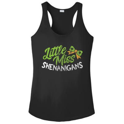 St Patrick's Day Funny Gift For Miss Shenanigans Gift Ladies PosiCharge Competitor Racerback Tank