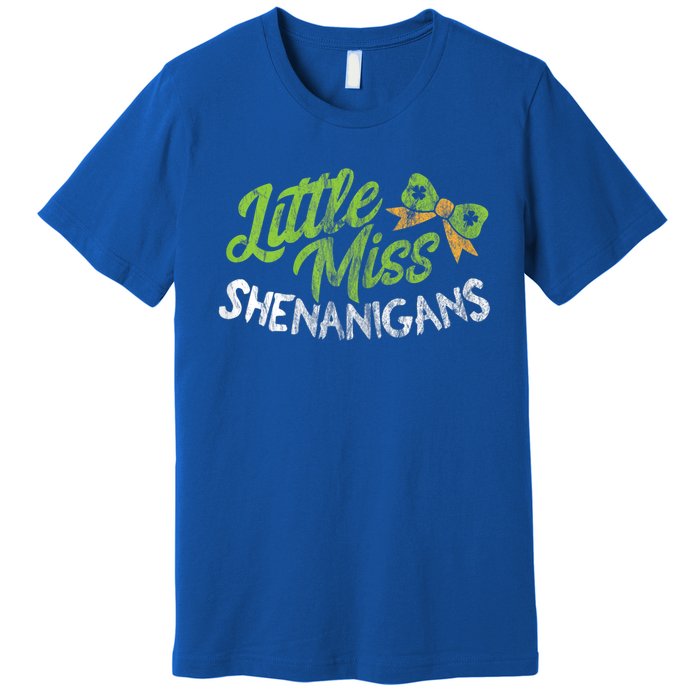 St Patrick's Day Funny Gift For Miss Shenanigans Gift Premium T-Shirt