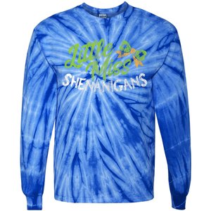 St Patrick's Day Funny Gift For Miss Shenanigans Gift Tie-Dye Long Sleeve Shirt