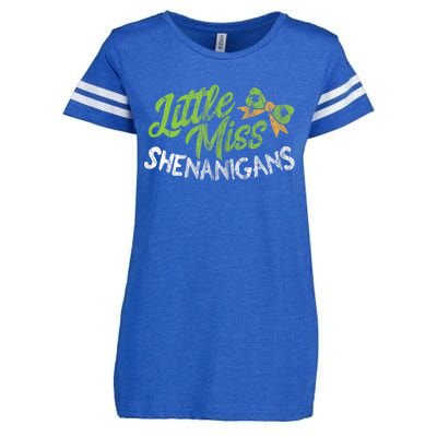 St Patrick's Day Funny Gift For Miss Shenanigans Gift Enza Ladies Jersey Football T-Shirt