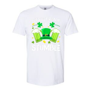 St. PatrickS Day LetS Get Ready To Stumble Beer Drinking Gift Softstyle CVC T-Shirt