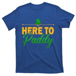 St Patricks Day Here To Paddy Clover Leprechaun Gift T-Shirt