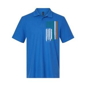 St Patrick's Day: Irish American Flag Gift Cute Gift Softstyle Adult Sport Polo