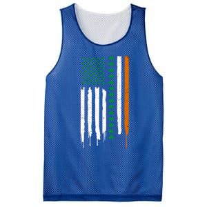 St Patrick's Day: Irish American Flag Gift Cute Gift Mesh Reversible Basketball Jersey Tank