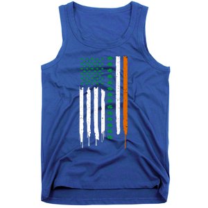 St Patrick's Day: Irish American Flag Gift Cute Gift Tank Top