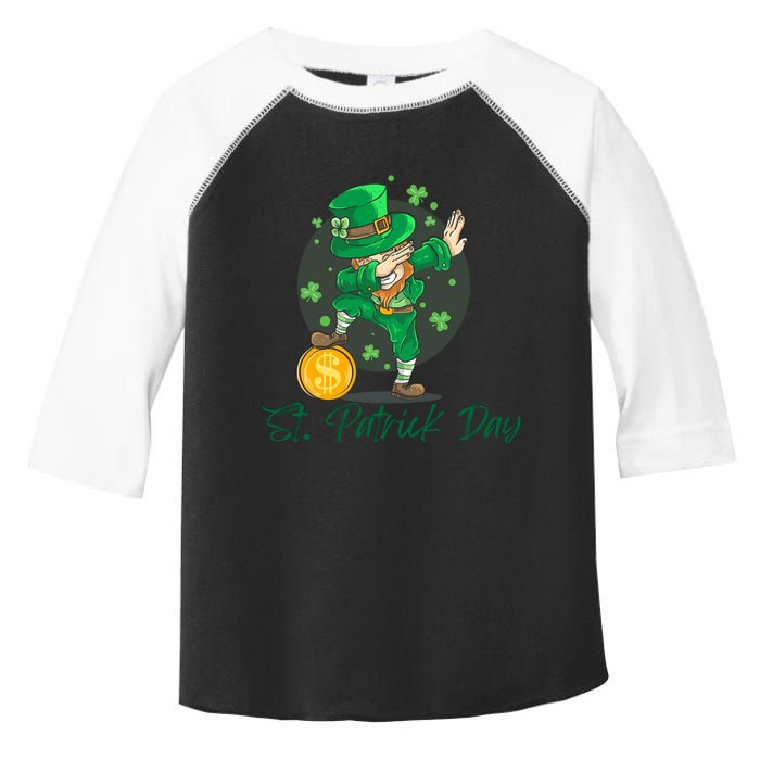 St Patricks Day Dabbing Leprechaun Boys Girls Men Dab Dance Toddler Fine Jersey T-Shirt