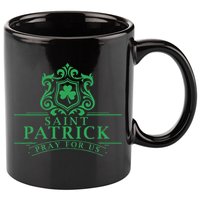 Saint Patricks Day Pray For Us St Patrick's Catholic Patty's 11oz C Handle Ceramic Mug