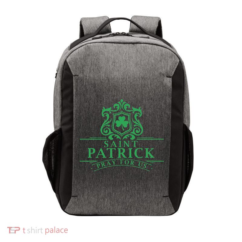 Saint Patricks Day Pray For Us St Patrick's Catholic Patty's Vector Backpack
