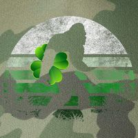 St Patricks Day Bigfoot Irish Shamrock Sasquatch Clover Leaf Legacy Tie Dye Trucker Hat