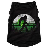 St Patricks Day Bigfoot Irish Shamrock Sasquatch Clover Leaf Doggie Tank