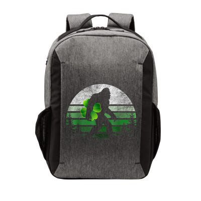 St Patricks Day Bigfoot Irish Shamrock Sasquatch Clover Leaf Vector Backpack